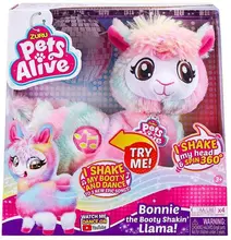 

Pets Alive Rainbow Bonnie The Booty Shakin Llama Battery-Powered Dancing Robotic Toy by ZURU Alpaca Cute Plush Sheep Soft Girl