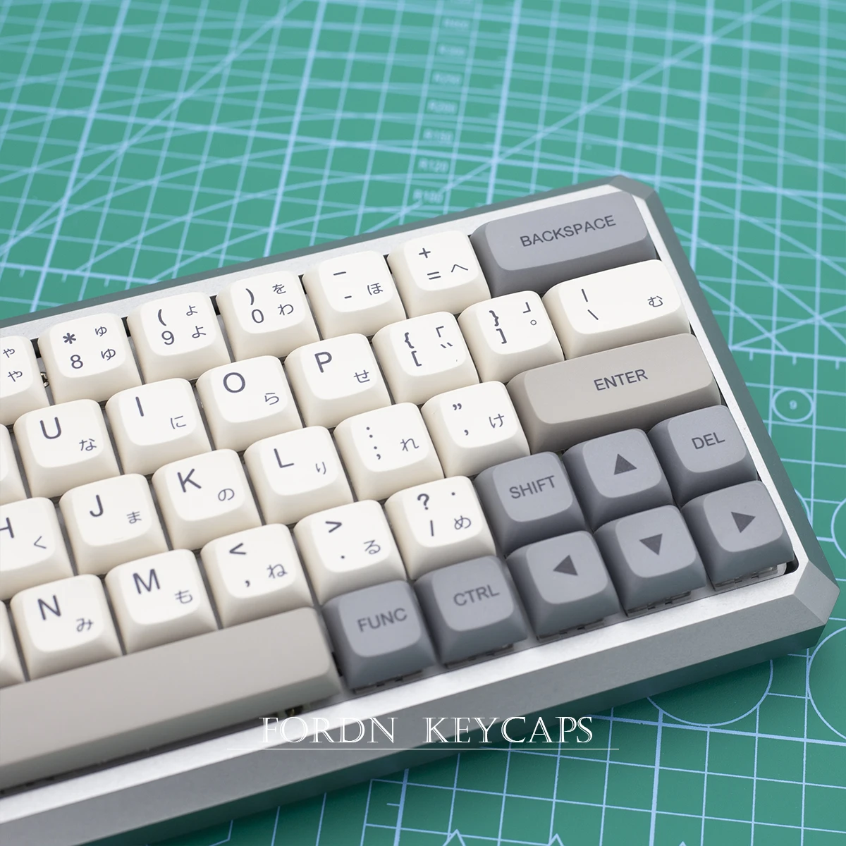 Branco Cinza Inglês Russo Japonês Coreano Keycaps
