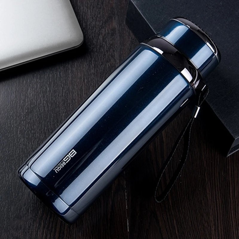 Thermos 1000ml Botella Aislada Al Vacío Taza De Café De Viaje De Acero  Inoxidable De Agua Fría Caliente A Prueba De Fugas Termo Sin BPA