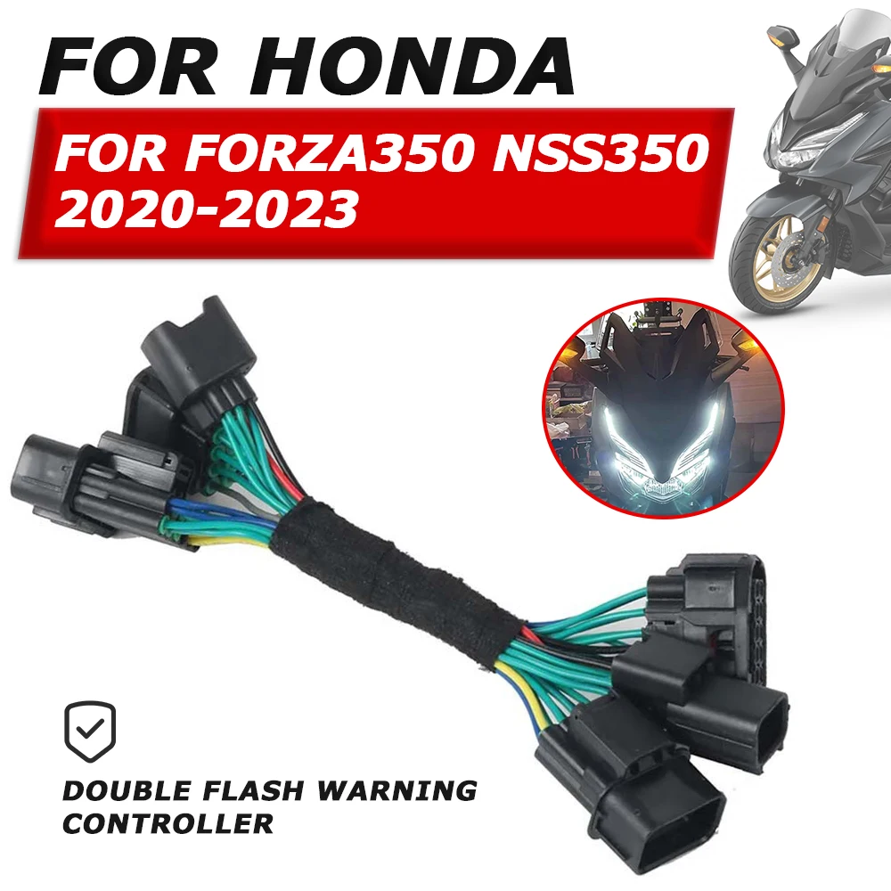 

For Honda FORZA 350 Forza350 NSS350 NSS Motorcycle Accessories Double Flash Warning Controller Turn Signal Flasher Light Switch