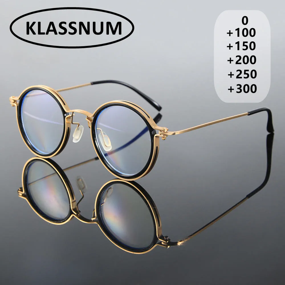 

Men Reading Glasses Metal Square Full Frame Reading Glasses Women Magnifying High Definition Presbyopic Eyewear +0 To +4.0