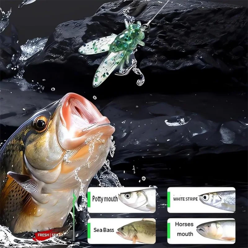 10PCS Fshng Lures Lots Of Mn Mnnow Fsh Bass Tackle Hooks Bats Crankbats | EBay