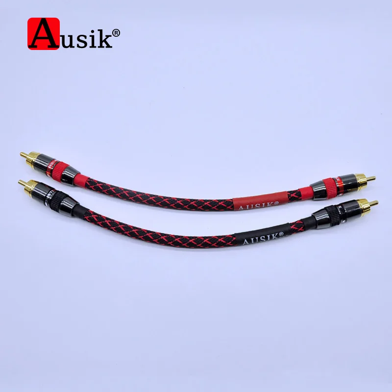 

1Pair HIFI JAPAN CANARE Stereo RCA Audio Cable for Power Amplifier DAC Preamp TV / AUSIK AS010