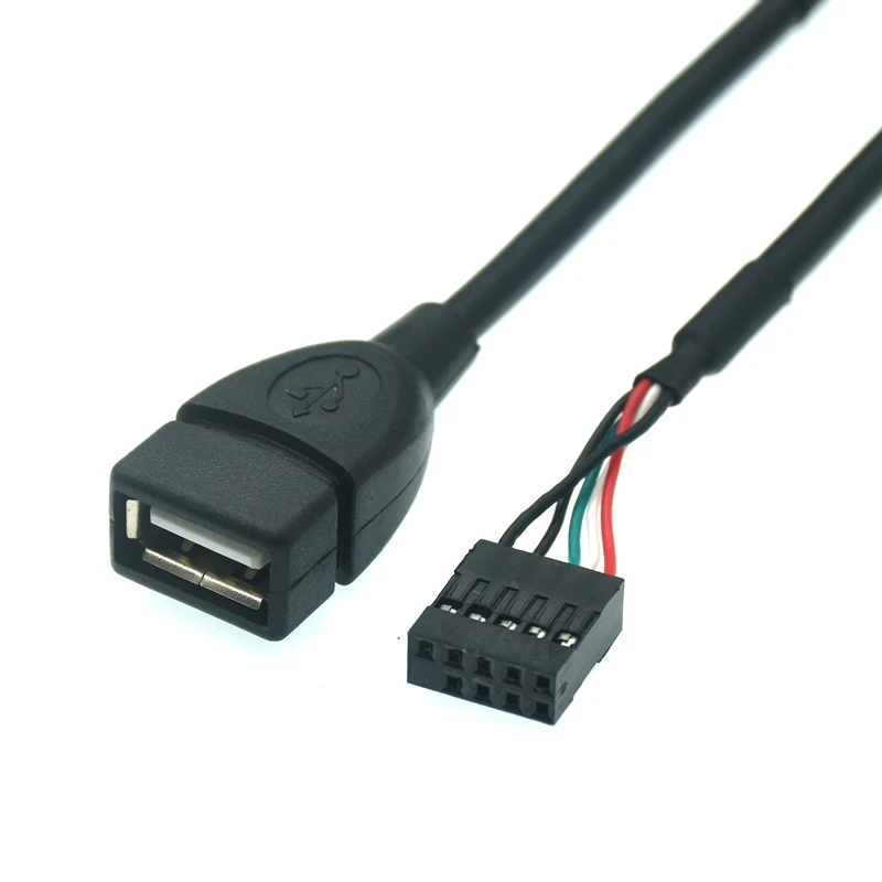 Adaptateur USB 2.0 9 Broches Vers Type E - Pour Carte Mère PC, Ajout Port USB C Frontal, Installation Facile