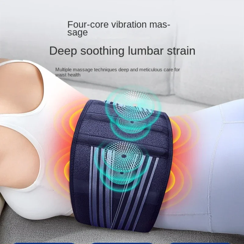 Lumbar Massager with Heat-Advanced Back Pain Relief Home Therapy Discomfort Alleviation Air Compression Back Soother images - 6
