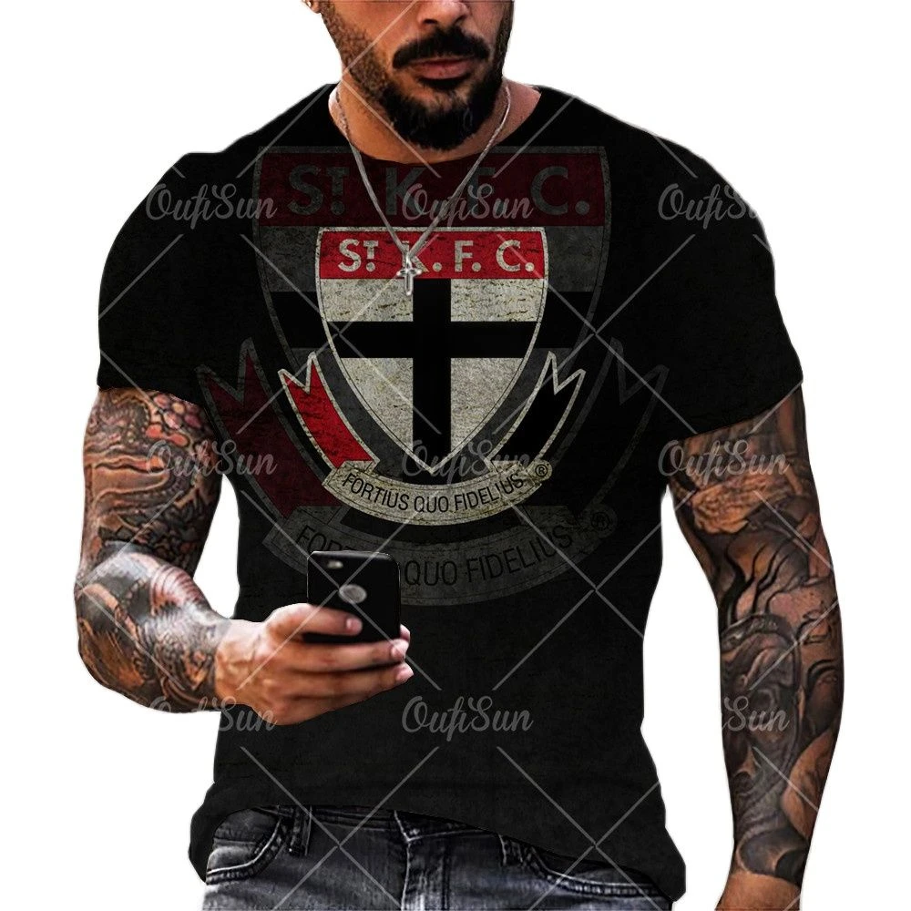 Camiseta de manga corta para hombre, prenda de vestir, transpirable, con cuello redondo, talla grande