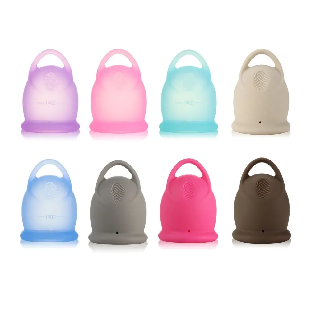 Pull Ring Menstrual Cup Silicone Period Cup Interchangeable Period Products Soft Menstrual Disc Copa Memstrual menstrual cup sterilizer