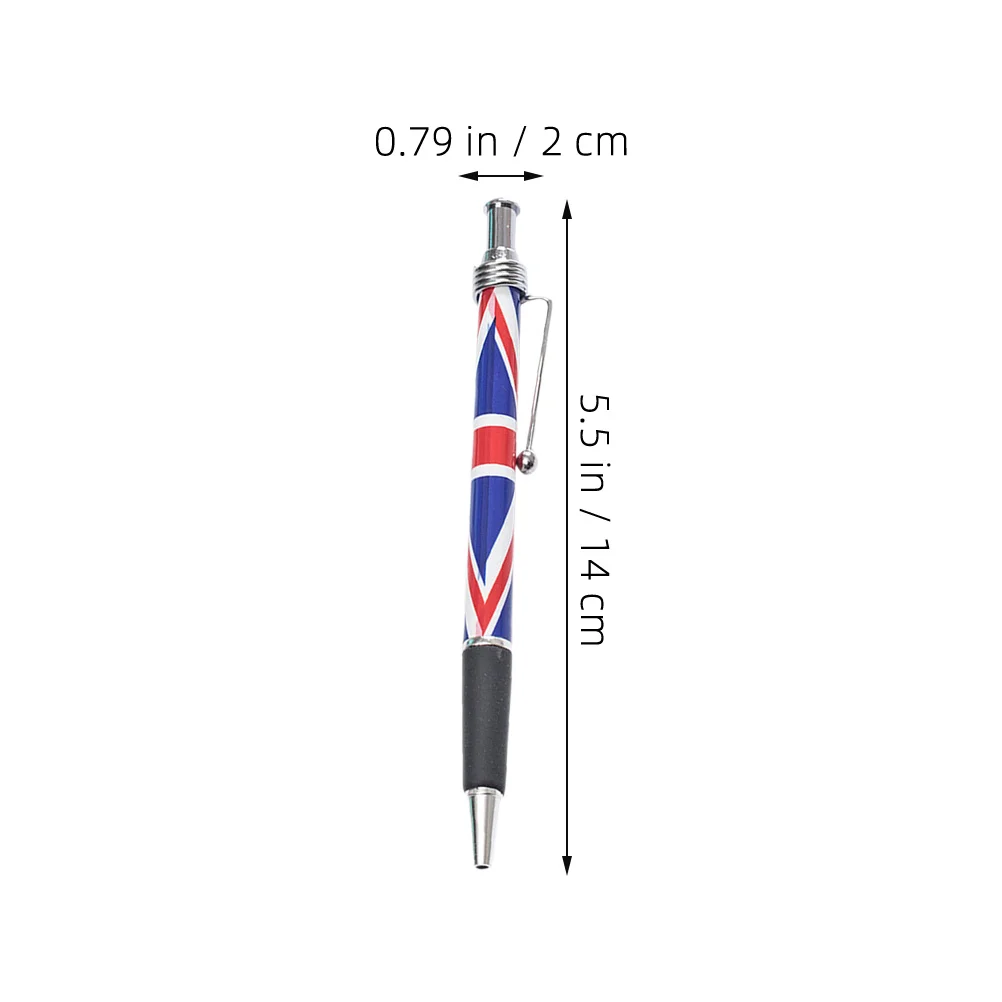 20Pcs British Flag Ballpoint Pen Smooth Writing Instrument Comfortable Grip Office School Writing Signing Tool Uk Pattern