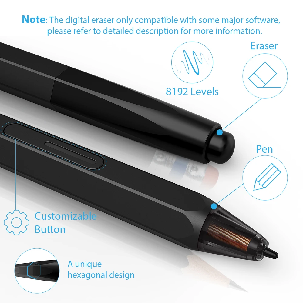 XPPen Artist 12 Graphics tablet Drawing Tablet Drawing Monitor 1920 X 1080 HD IPS with Shortcut Keys and Touch Pad(+P06) 4