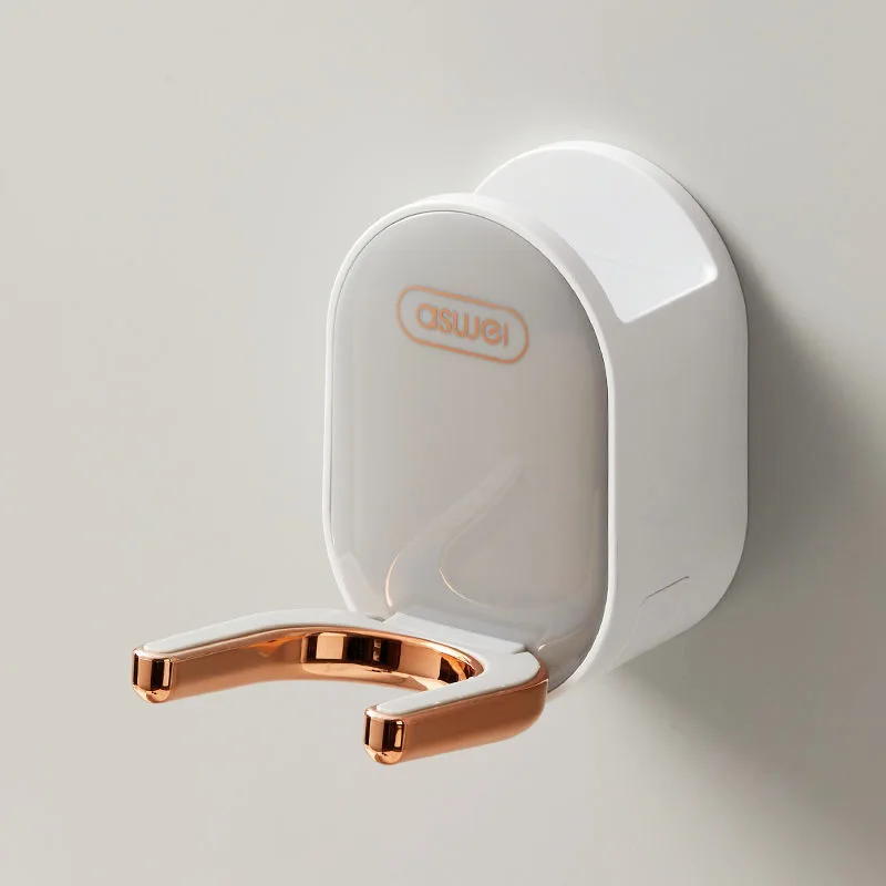 Wall Mounted Hair Dryer Holder Foldable Bathroom Organizer Storage Holder Home Hair Brush Storage Bracket Dryer Rack