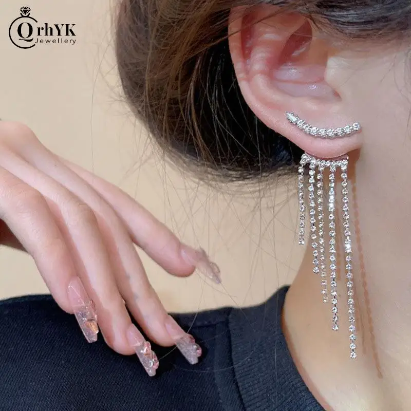 

1 пара, корейские темпераментные серьги с кисточками