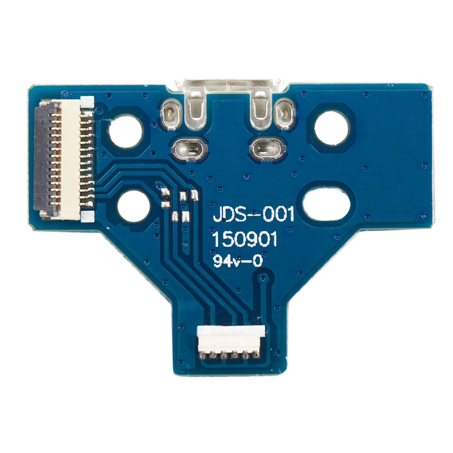 

2 Sets For Playstation 4 for PS4 Controller Replacement Parts With 14 Pin Cable USB Charging Port Socket Board JDS-001