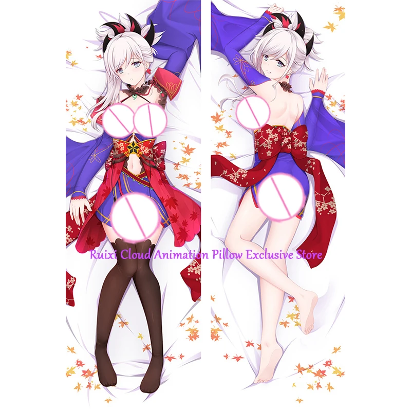 Dakimakura Anime Pillow Cover Miyamoto Musashi Double Sided Print 2Way Cushion Bedding Gifts