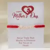 Handmade Braid String Letter Mama Bracelets 1