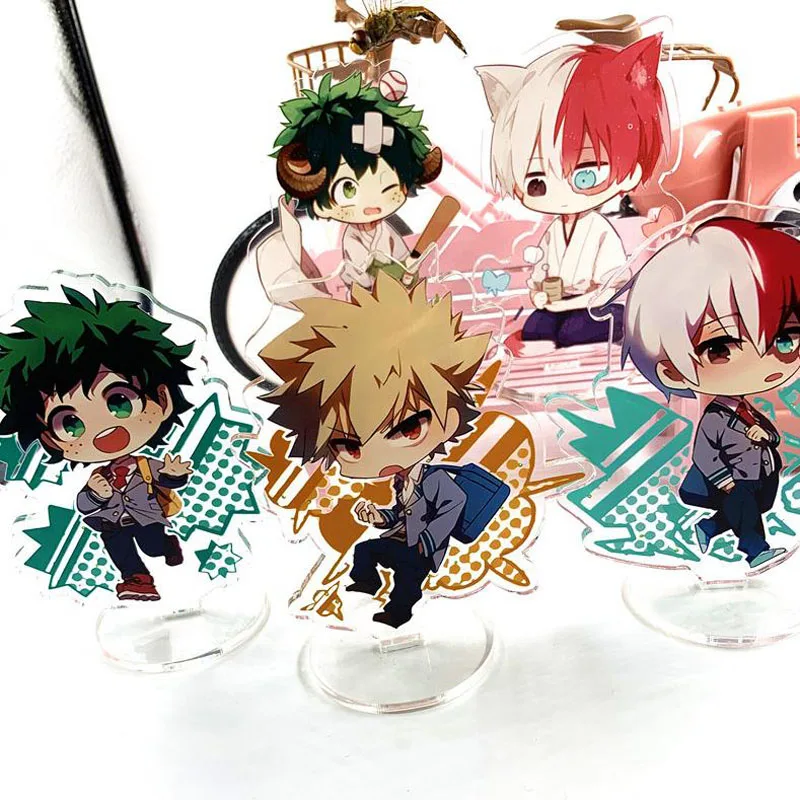 1 шт. Милая аниме Моя геройская Академия Boku No Hero Bakugou Katsuki искусственная настольная