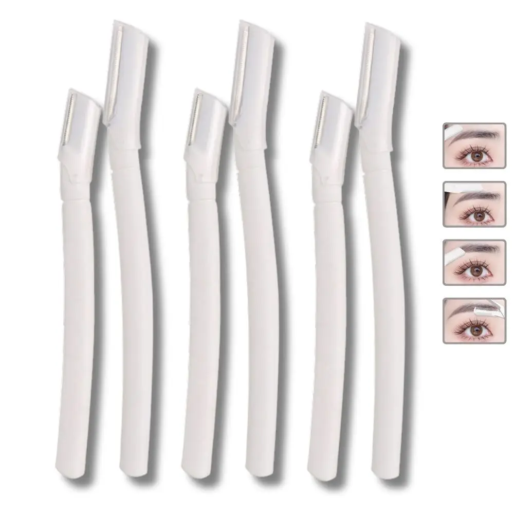 Eyebrow Trimmer Stainless Steel with Comb, Professional Hair Removal Beauty Tool for Women Men