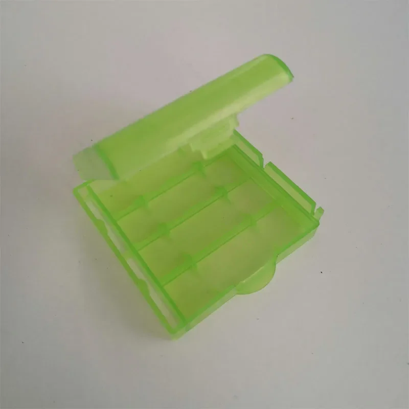 Clear Plastic Battery Storage Box - 5 Pack