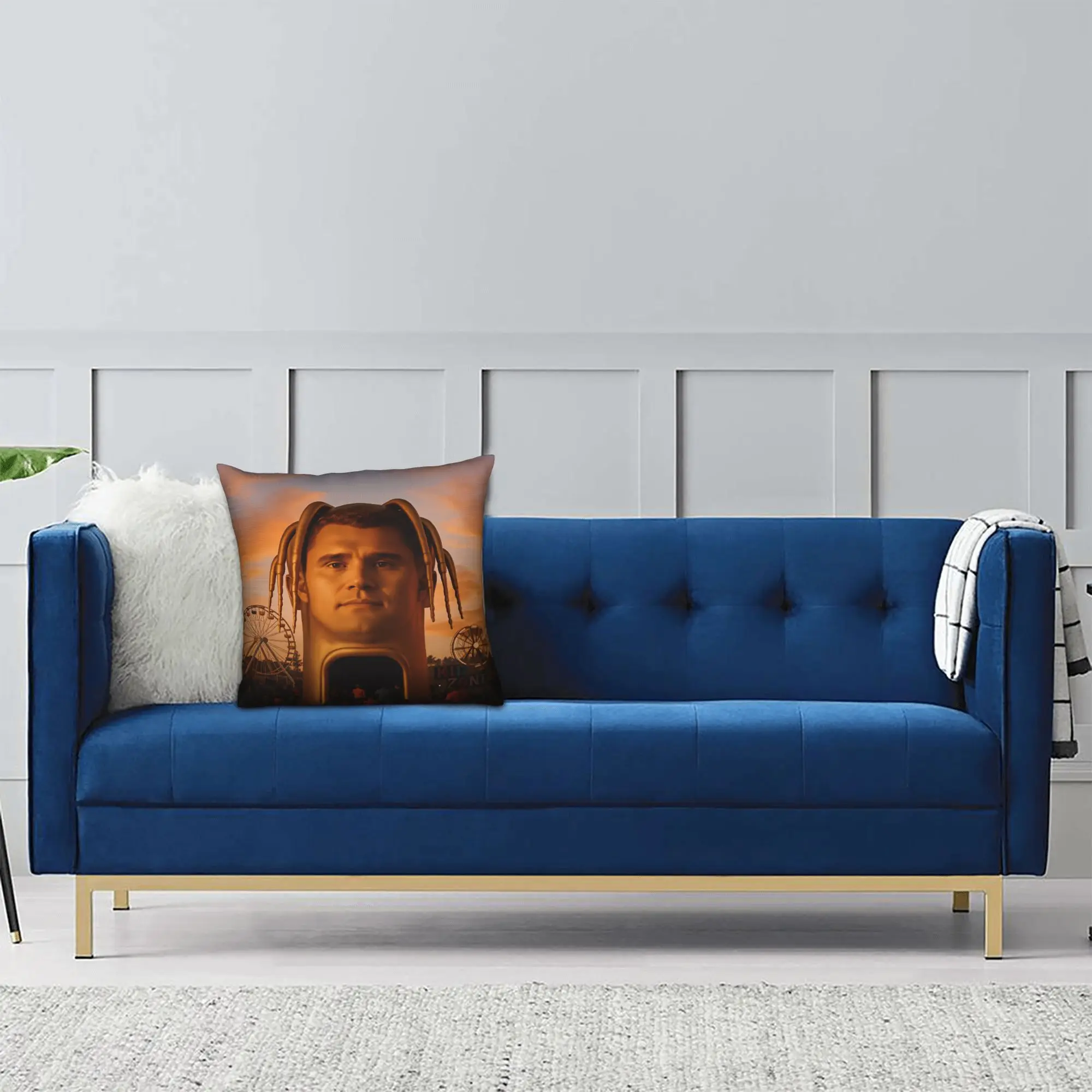 Lustiger Charlie Kirk Angelic Advocate Kissenbezug, individueller Kissenbezug, neuartiger Kissenbezug für Sofa, Heimdekoration – Detail 9