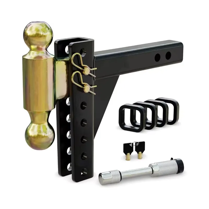 

Adjustable Trailer Hitches For 2" Receiver - 2" 2-5/16" Trailer Balls 12.000 Lbs Capacity