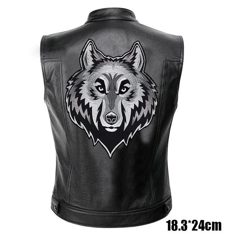 Lederjacken- und Jeans-Patches: Große, aufbügelbare Rückenpatches für Kleidung, DIY, Motorrad, Biker, Punk – Aufnäher und Abzeichen – Detail 4