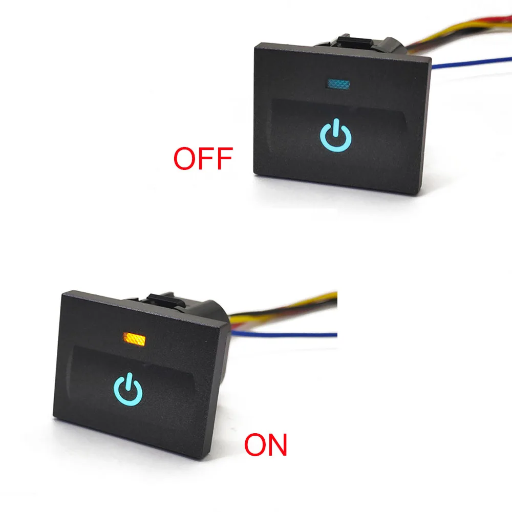 Car LED DRL Light Packing Radar Power On Off Mirror Heating Switch Button For Ford Focus 2 Mk2 2009 2010 2011 Accessories