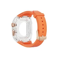 Boîtier PC + bracelet pour Apple Watch Ultra3/2 49mm 11 10 46/42mm, housse de protection tout compris pour iWatch 9 8 7 6 SE 45/41mm 44mm 3