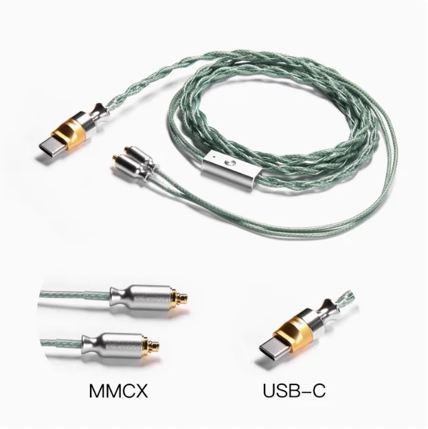DD ddHiFi M120B 올인원 USB-C 및 Lightning 이어폰 업그레이드 케이블(MMCX 및 0.78), 무손실 디코딩 및 전화 통화 지원