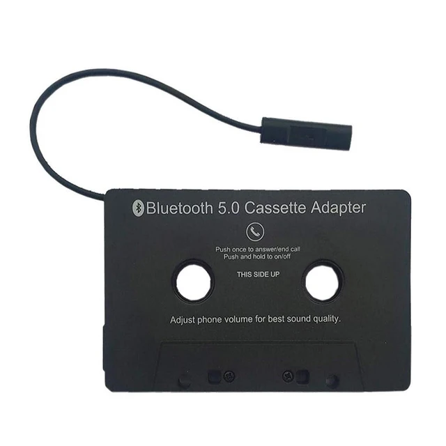 Adaptateur de cassette audio pour voiture Bluetooth 5.0 avec microphone 6H  Music Time 168H en veille - Cdiscount TV Son Photo