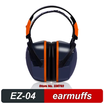 EZ-04 소음 방지 이어 머프 레벨 NRR 31 db/SNR 30 db ABS 하우징, 방음 코튼 크기 조절 가능, 레이싱 카 스터디 이어 프로텍터