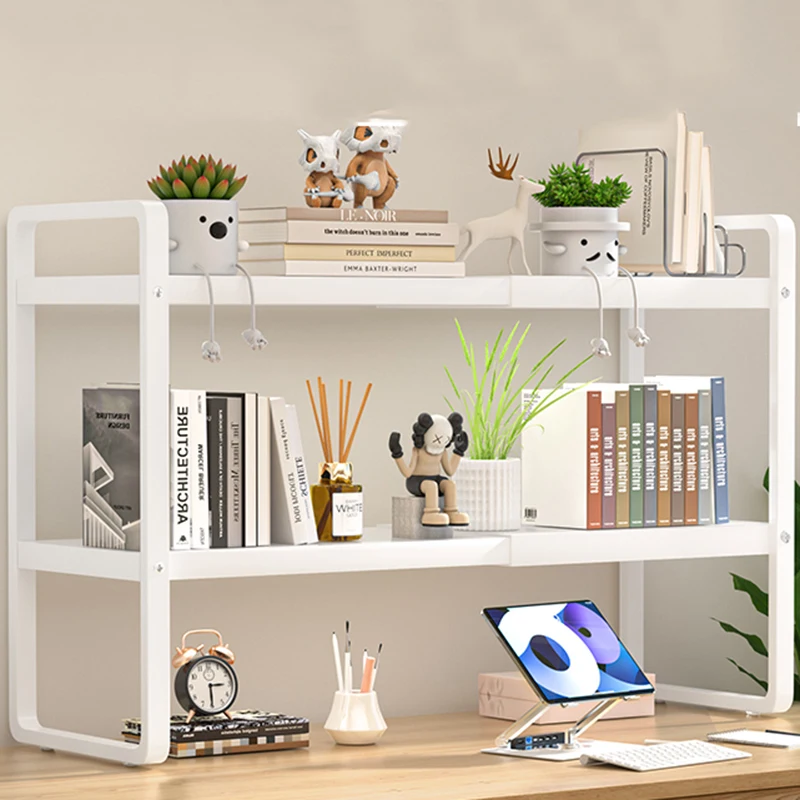 Bookcase Book Shelf Iron Desktop Library Magazine Rack Newspaper Mini Storage Furniture Estanteria Furniture Books