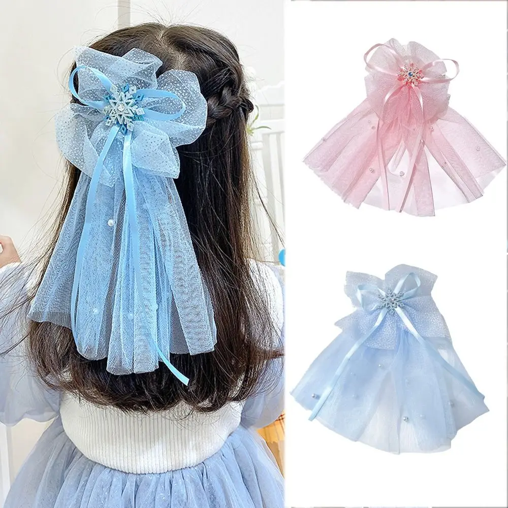 

Temperament Hair Accessories Mesh Bow Hairpin Cute Bow Hair Clip Women Hair Accessories Korean Style Hairpin Children Head Wear