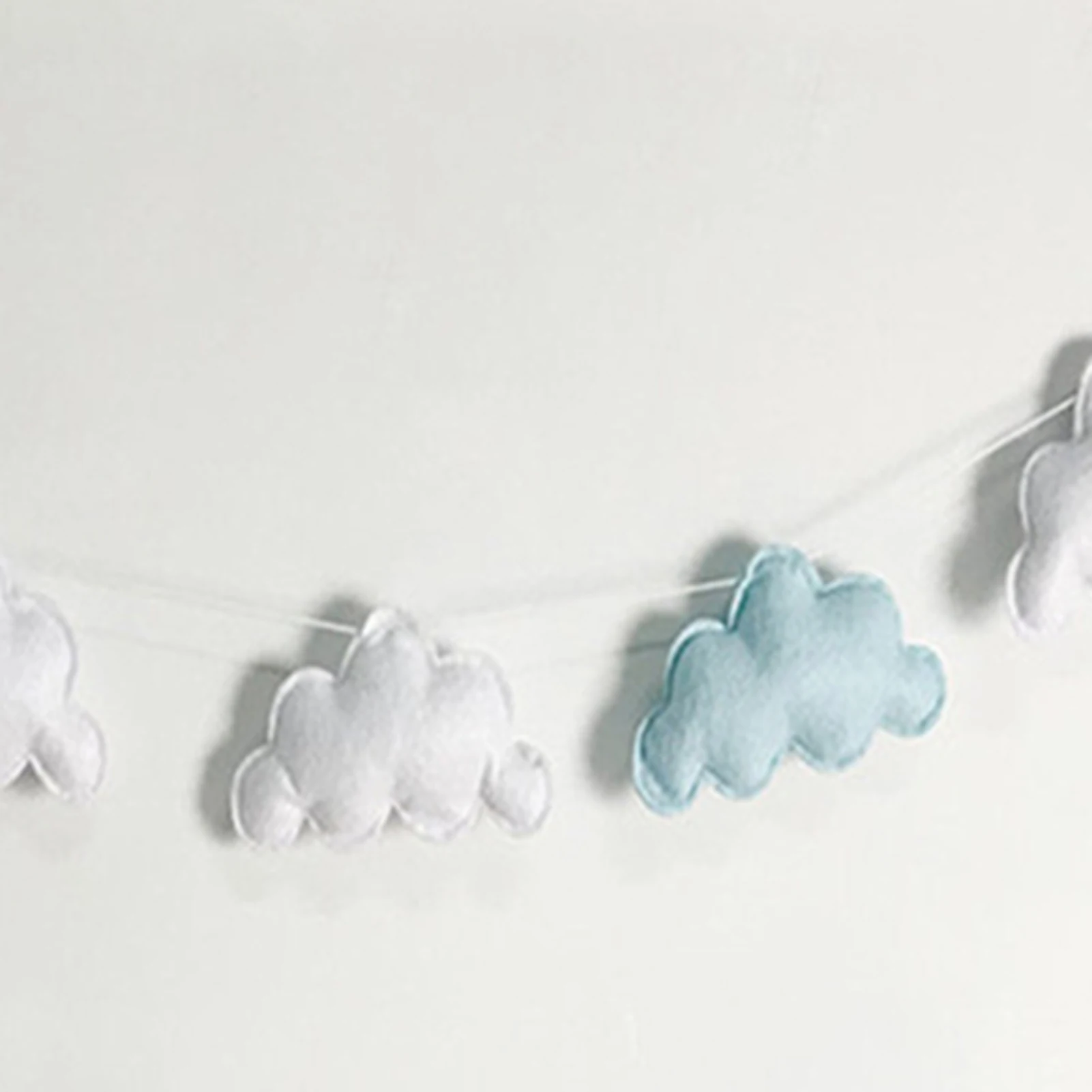 Nordic Cute Cloud Hanging Decor Garland Party Kids Room Hanging Wall Decor Tent Bed Baby Shower Bunting Ornament 5