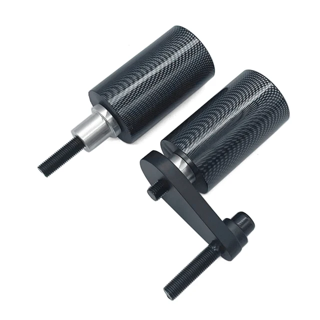 Black No Cut Frame Slider Crash Protector For 2003-2005 YZF R6