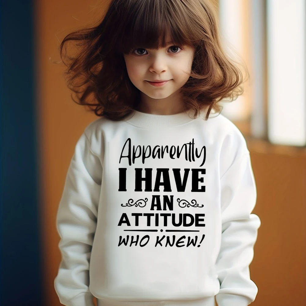 

Кажется, у меня есть отношение, детский пуловер с принтом, свитшот, модный теплый топ для мальчиков и девочек, удобный свитшот с длинным рукавом, Молодежный подарок для детей