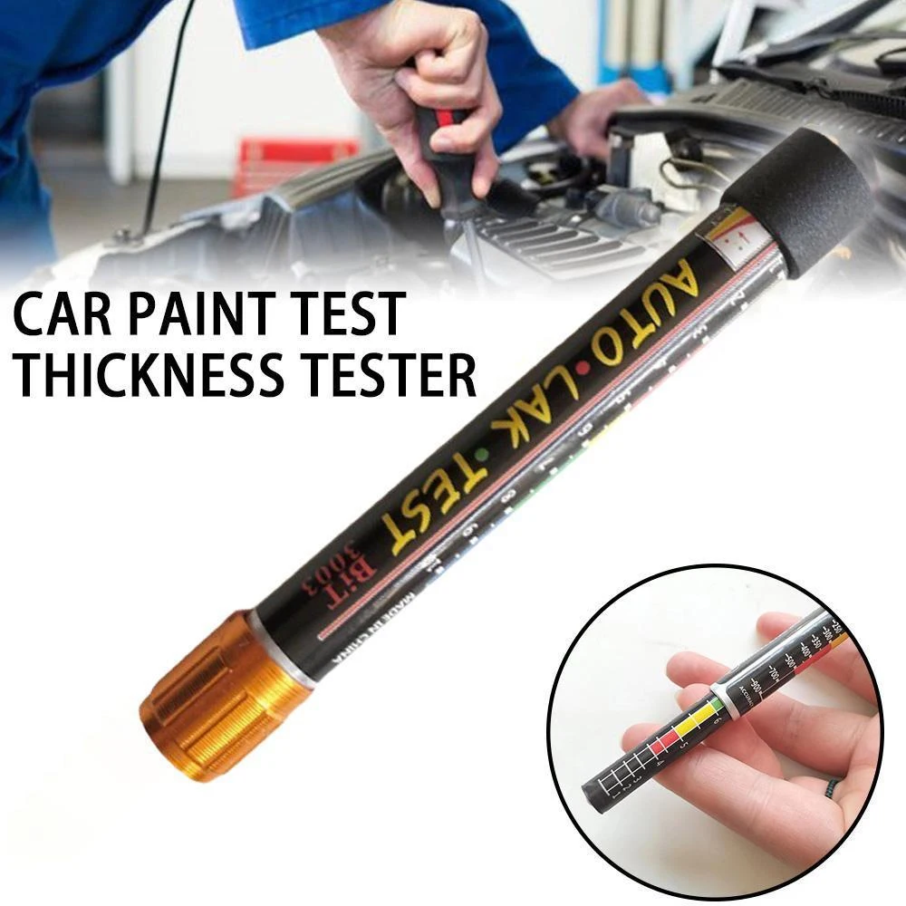 

NEW Car Paint Thickness Tester Meter With Magnetic Tip Scale Indicator Portable Car Paint Coating Tester Coat Crash Check Test