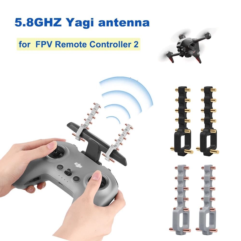 Yagi Antenna Signal Booster Amplifier for DJI FPV /AIR 2S/Mavic 3 Classic Drone Remote Controlle