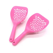 Pet Supplies Plastic Pooper Scoopers Cat Shovel Scoop Shit Large Round Hole Cat Litter Scoop Sand Pet Cleanning Tool
