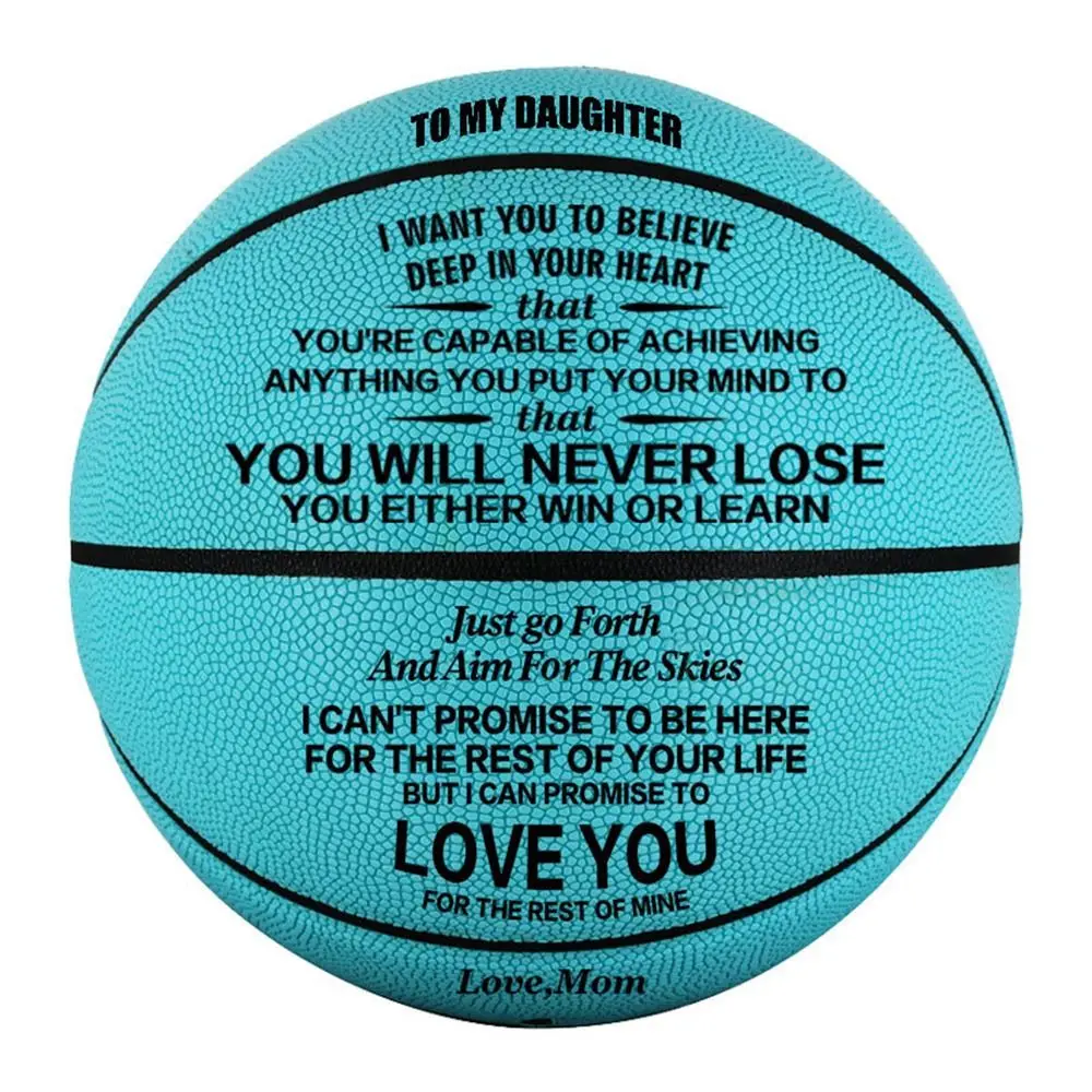 

High Elasticity Creative Special Basketball Valentines Day Offical Size 7(29.5") For Son Basketball Rubber Birthday Graduation