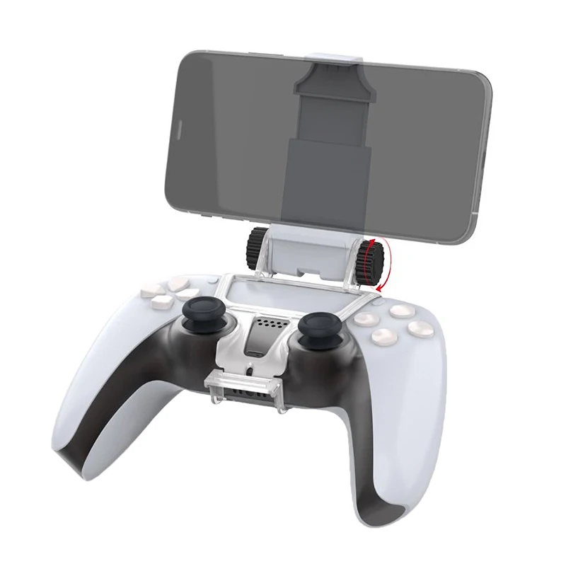 PS5 Controller Accessories Mobile Phone Clamp Clip Holder Grip Mount Stand Bracket Angle Adjustment