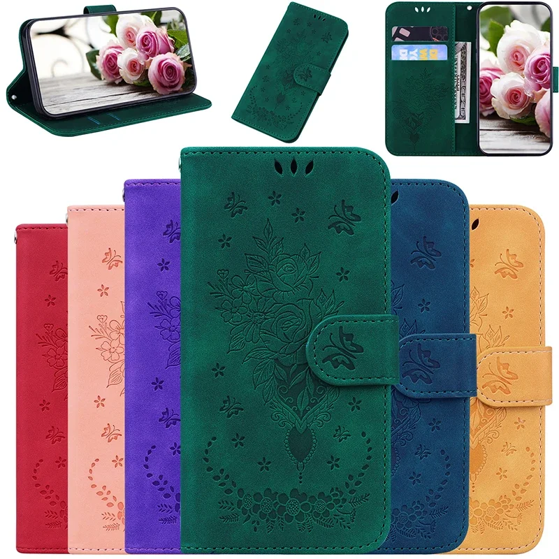 

Luxury Leather Flip Case For Realme Narzo 60x 50 50i 50A 30 20 10A 30a 20A N53 n55 Prime Pro 4G 5G Wallet Stand Cover