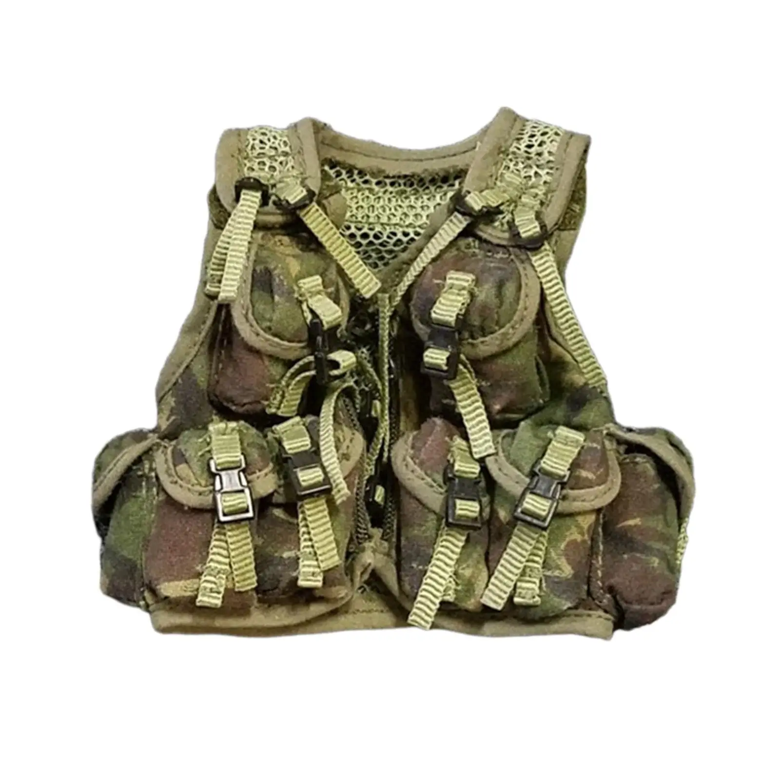 

1/6 Doll Figure Jungle Vest Model Stylish Fishing Vest Traning Vest for 12'' Male Action Figures Body Accessories