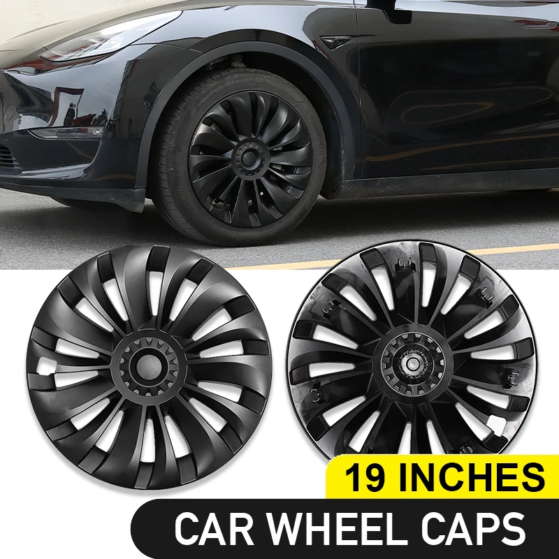 2023 New Automobile Hubcap For Tesla Model Y 19 Inch 4Pcs/1Pcs Wheel Cover Car Replacement
