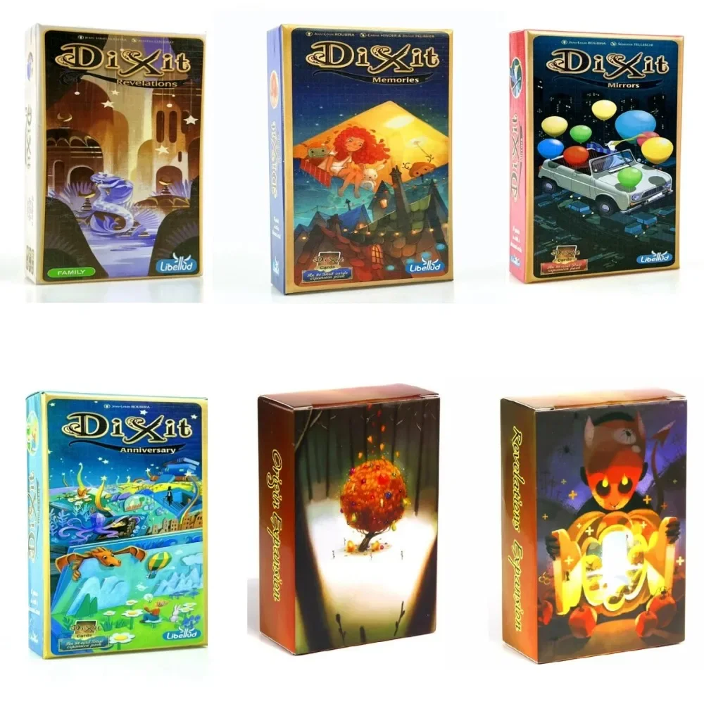 

Dixit Stella Quest English Expansion Genuine Board Game for The Whole Family Base Cards Strategy Holiday Humor Family Camping