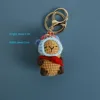 Kids Toys Capybara Doll Keychains Creative Crochet Cartoon Pendant Knitted Bag Accessories Bag Pendant 6