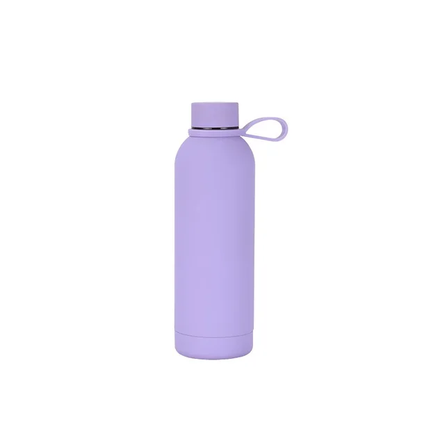 Stainless Steel USA Style Small Mouth Bottle Outdoor Sports Portable Thermos Cup Lifting Ring Water Bottle 3