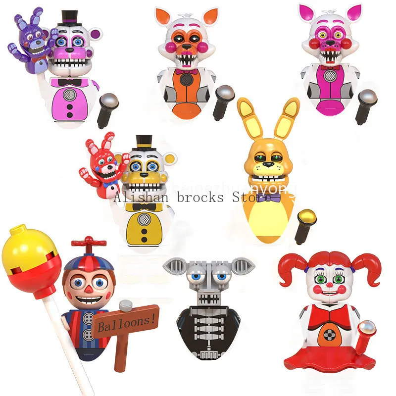 WM6097 FNAF строительные блоки пять ночей окрашенные вручную | Игрушки и хобби