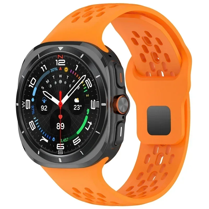 Breathable Silicone Sports Watchband Bracelet