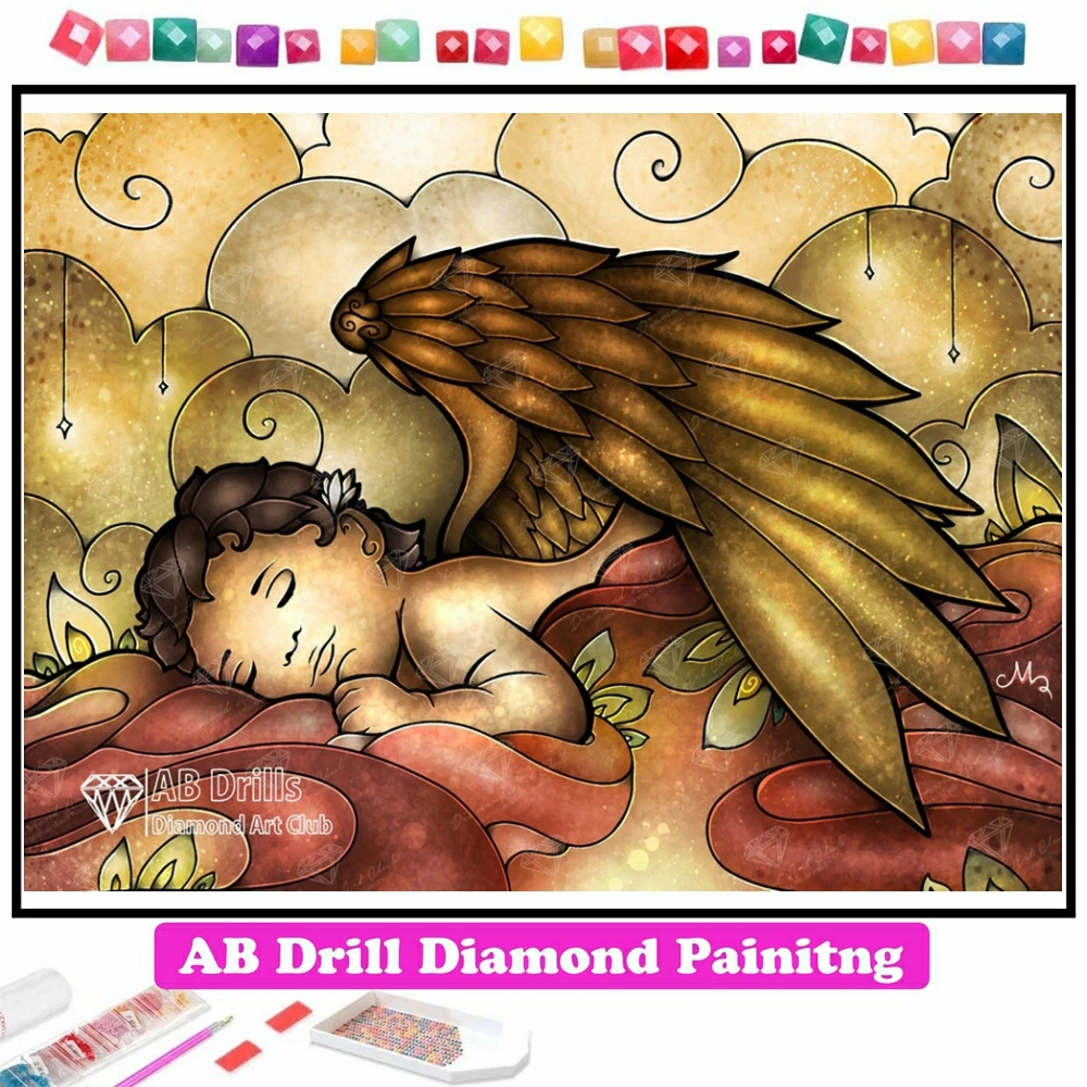 Angel And Stitch Cartoon Diamond Painting 