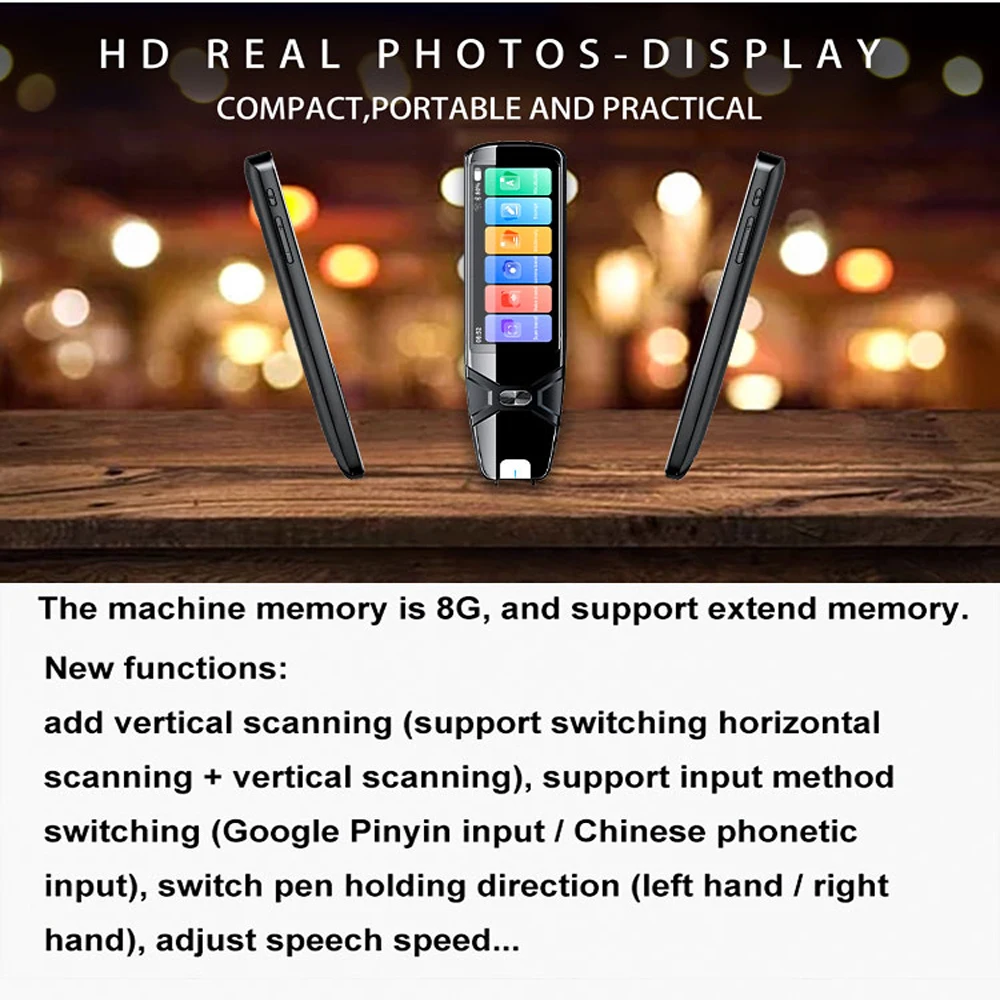 Empowering Reading Pen With Universal WiFi Translation Boosts Literacy