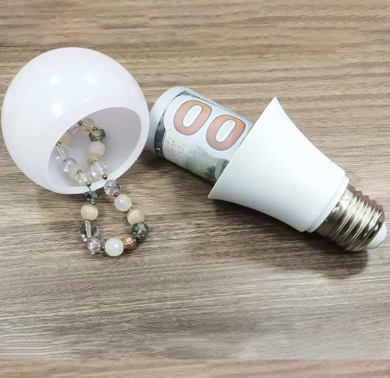 60w 시크릿 전구 홈 디버전 보관함 안전 컨테이너 숨김 장소 ? ? ? ? 숨겨진 수납 공간